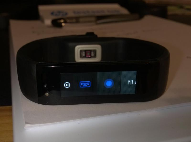 Microsoft Band Text reply Options