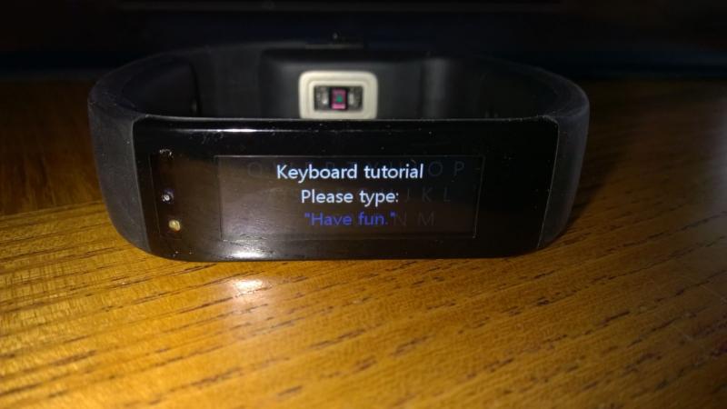Microsoft Band Virtual Keyboard Tutorial